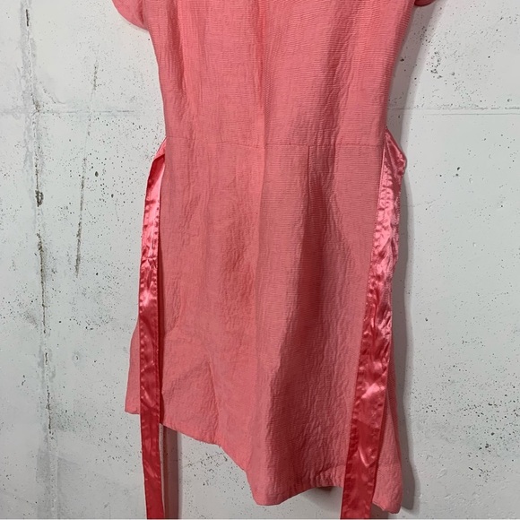 Sandro Isasure Silk Sash Satin Dress Size 3 M/L - Picture 7 of 11